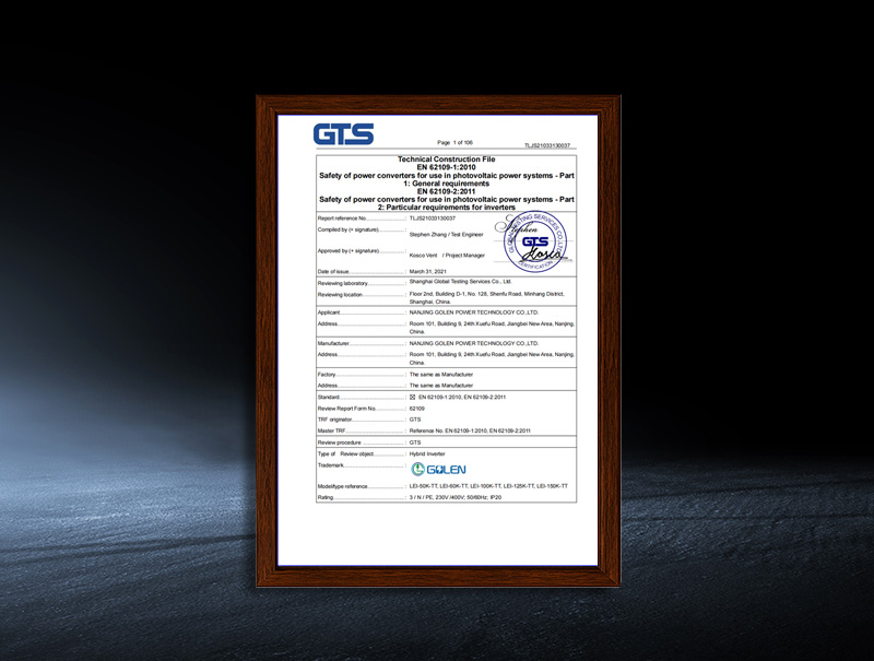 LEI-50K/60K/100K/125K/150K-TT - LVD Test Report