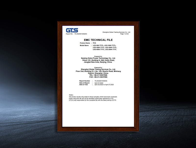 LEG-50K/100K/250K/300K/400K/500K-TT/TL—EMC test report
