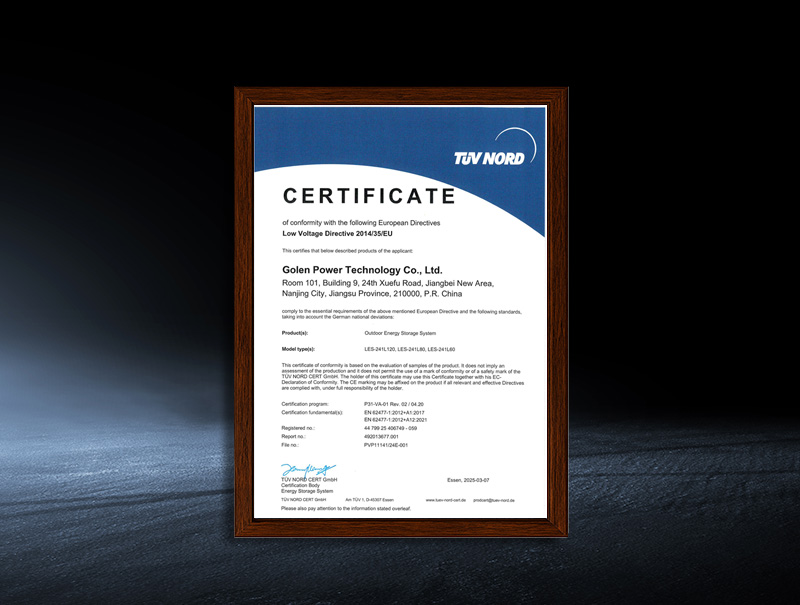 LES-241L120,LES-241L180,LES-241L160—LVD Certificate