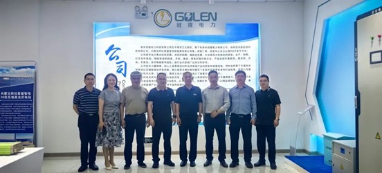 The leaders of the preparatory group of the Jiangsu branch of the Asia-Pacific Tourism Association visited Golen Electric for inspection and guidance